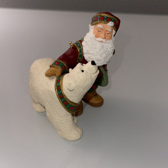 Vintage Santa's Polar Friend Hallmark Keepsake Ornament 1997 - Picture 2 of 7